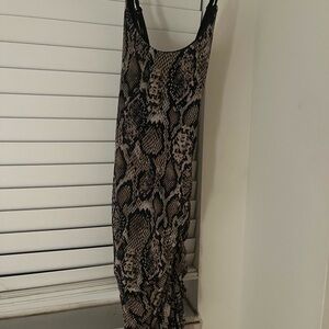 Snakeskin dress